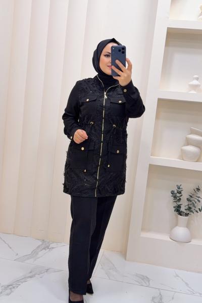Takım üçlü Ayten Siyah