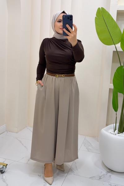 Pantolon Nisan Krem