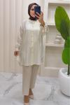 Tunik Zilan Beyaz