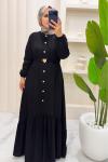elbise Merve Siyah