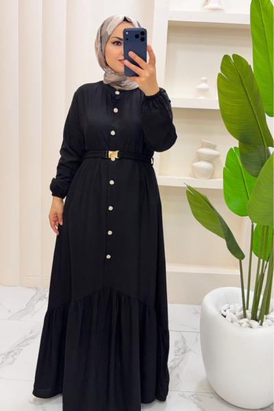 elbise Merve Siyah