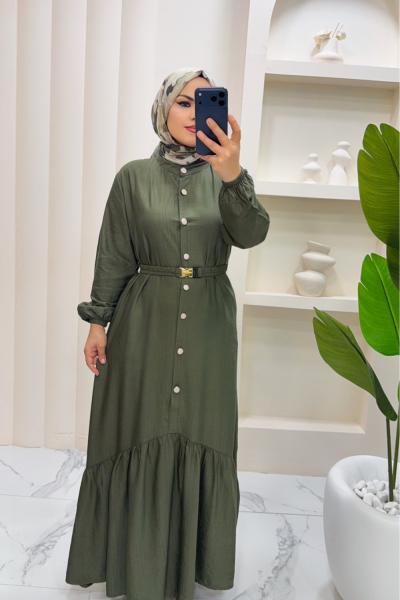 elbise Merve Yeşil