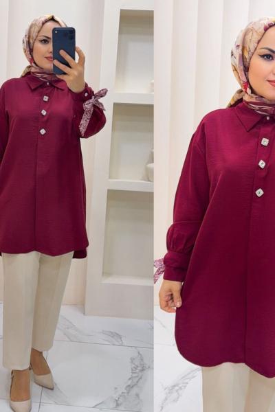 Tunik Mihri Bordo