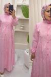 Elbise Zeynep Açık Pembe