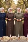 Kap Düğmeli Şirin Lacivert