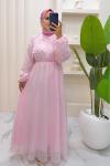 Elbise Beliz Pembe
