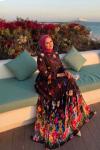 Elbise Modal Cansu Ekose Kahve