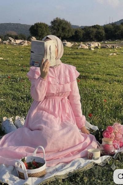 Elbise Eda Pembe