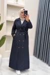 Trenç astarlı hazal Lacivert