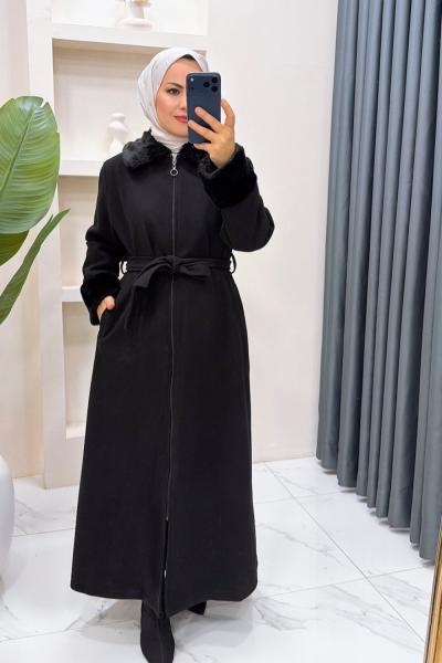 Kaban Kaşe Naz Siyah