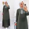 Elbise Ayrobin Sahre Haki