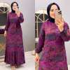 Elbise Batik Monalisa Mor