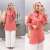 Tunik fiyonklu Banu Pembe