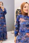 Elbise Batik Monalisa Mavi