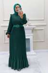 Elbise Şifon Asu Yeşil